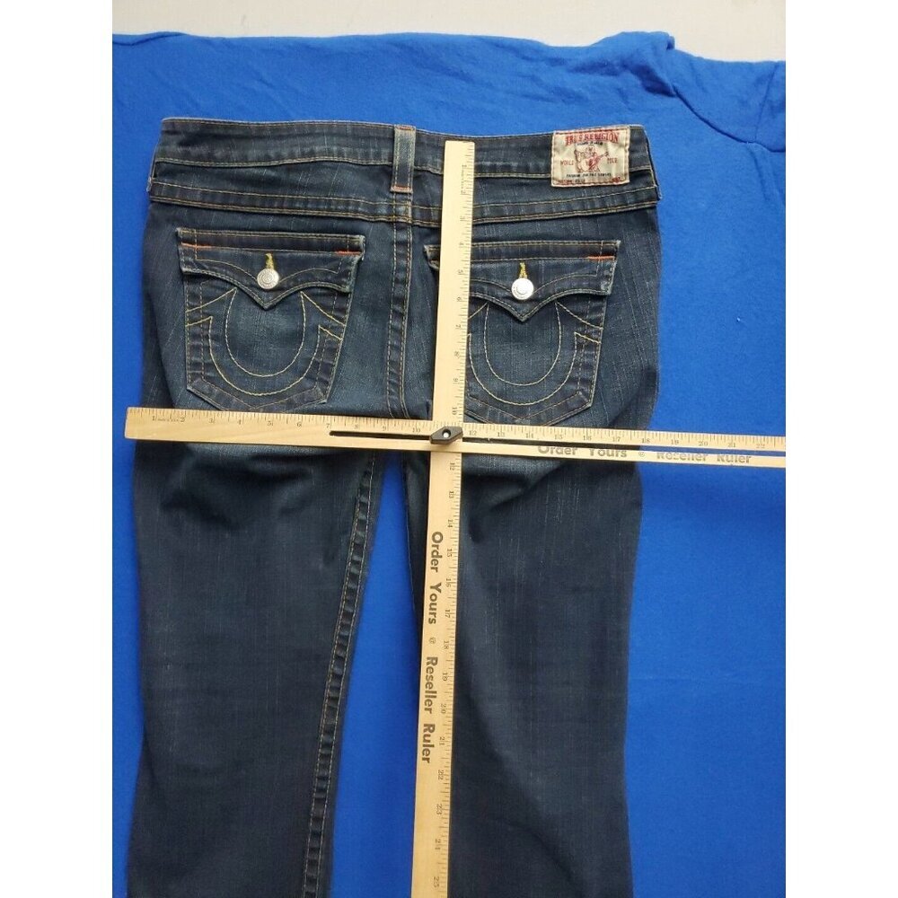 Vintage True Religion World Tour Billy Denim Jeans Pants Women’s Size 32 USA - Picture 8 of 16